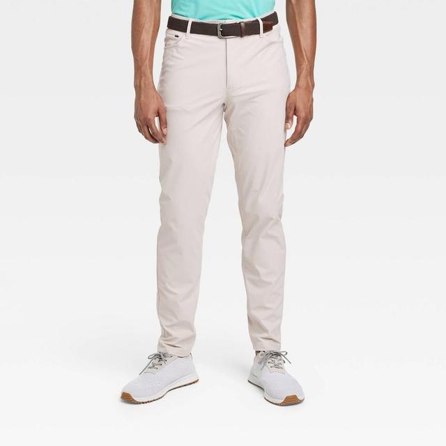 Mens Golf Pants - All In Motion Stone 32x30 Product Image