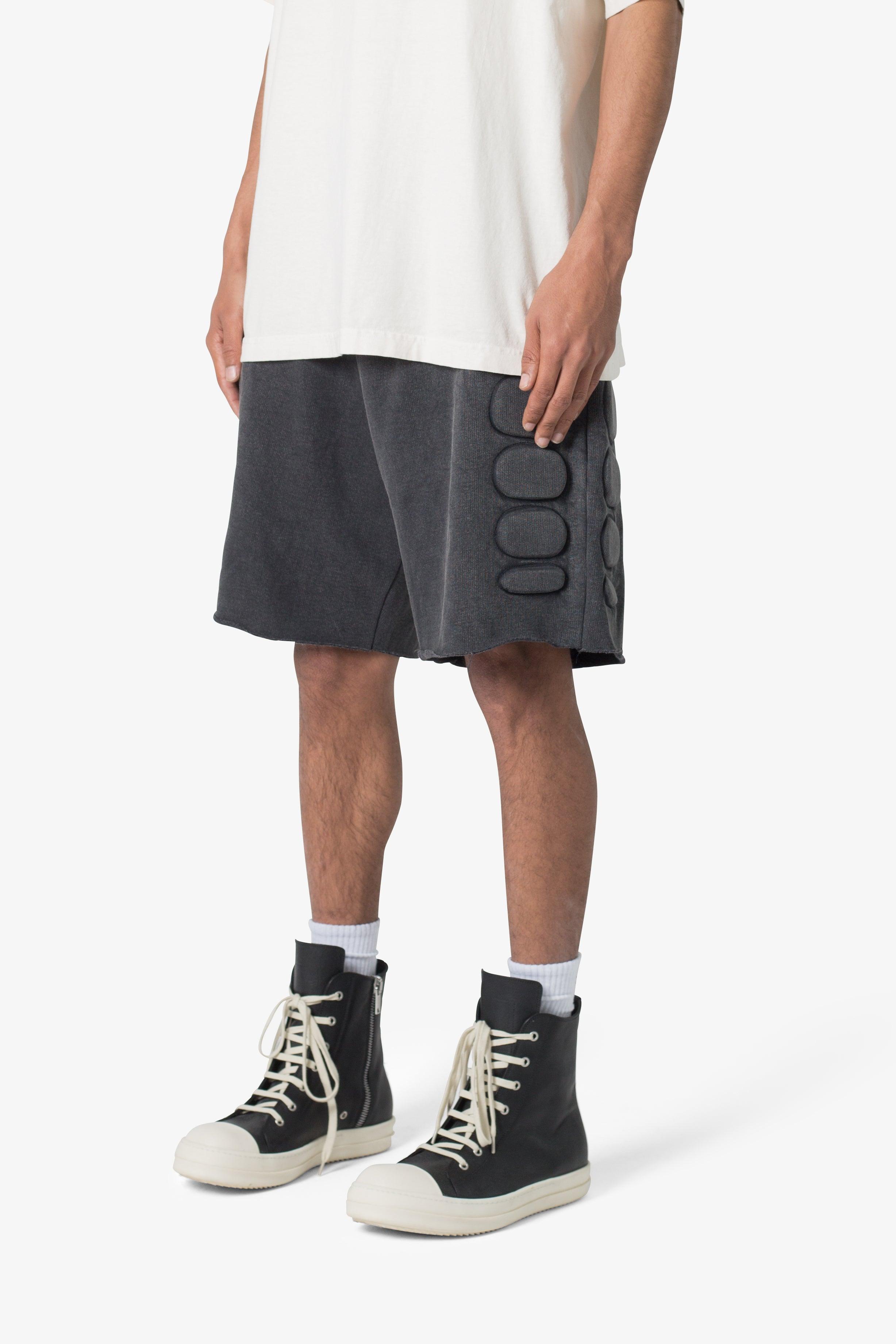 Moto Padded Sweatshorts - Black Product Image