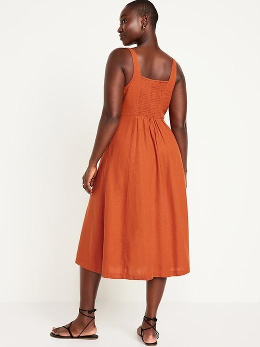 Fit & Flare Sleeveless Midi Dress product image