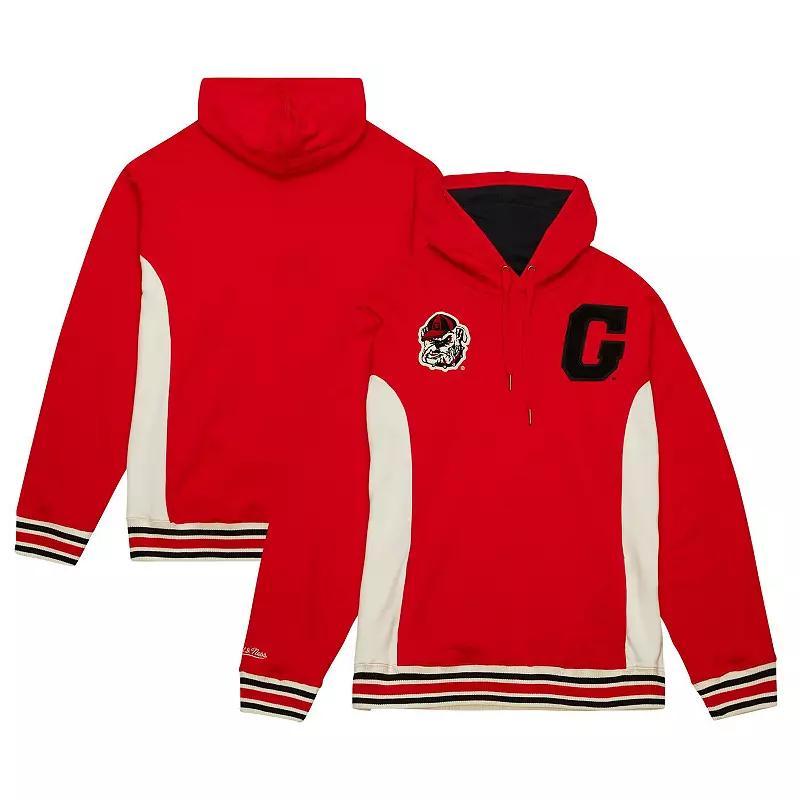 Mens Mitchell & Ness Georgia Bulldogs Team Legacy French Terry Pullover Hoodie Product Image