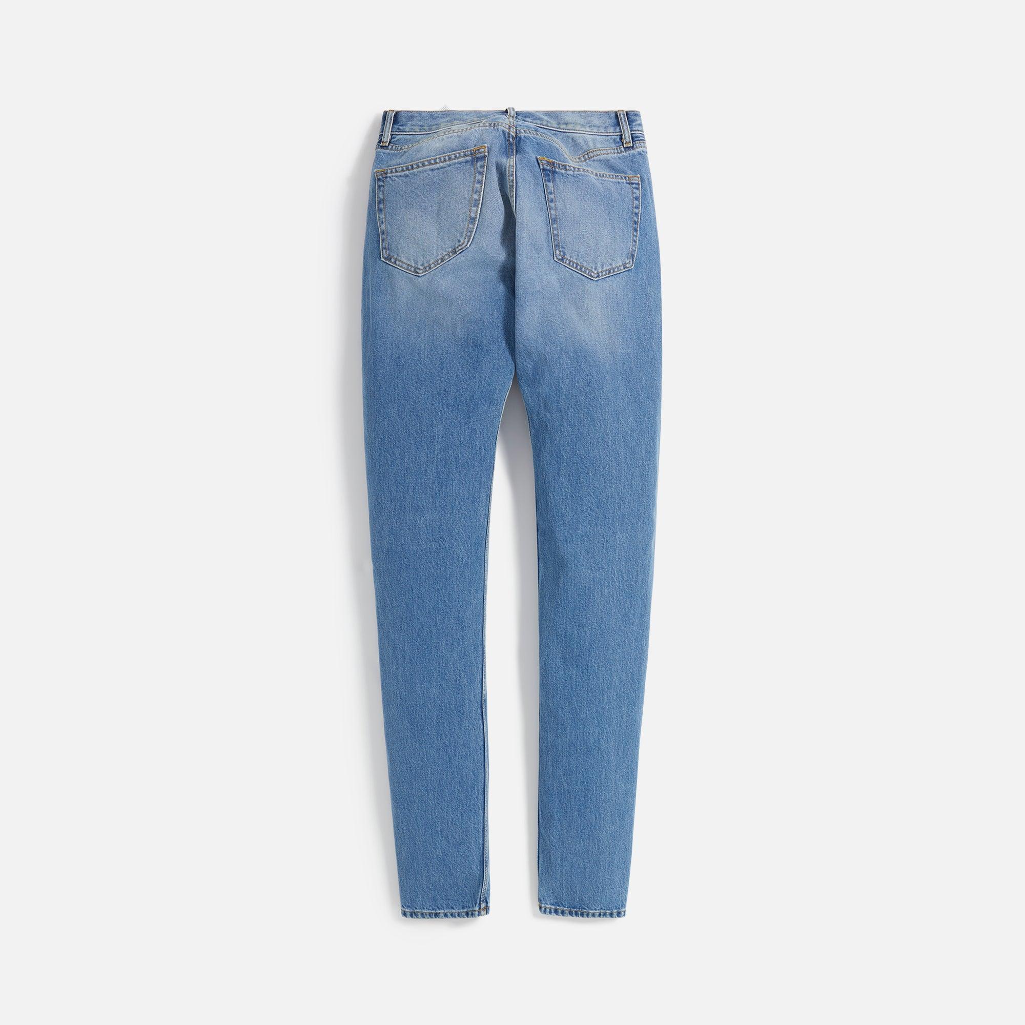 Maison Margiela Denim Pants 5 Pocket L's Wash Jean - Light Blue Male Product Image