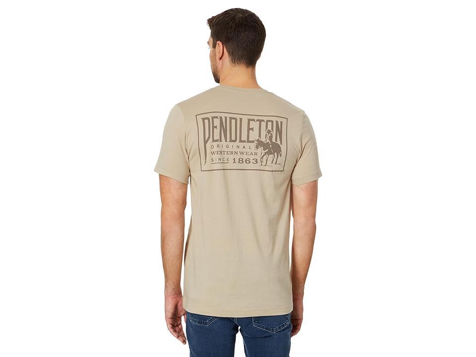 Pendleton Original Western Graphic Tee Brown) Men's Clothing Product Image