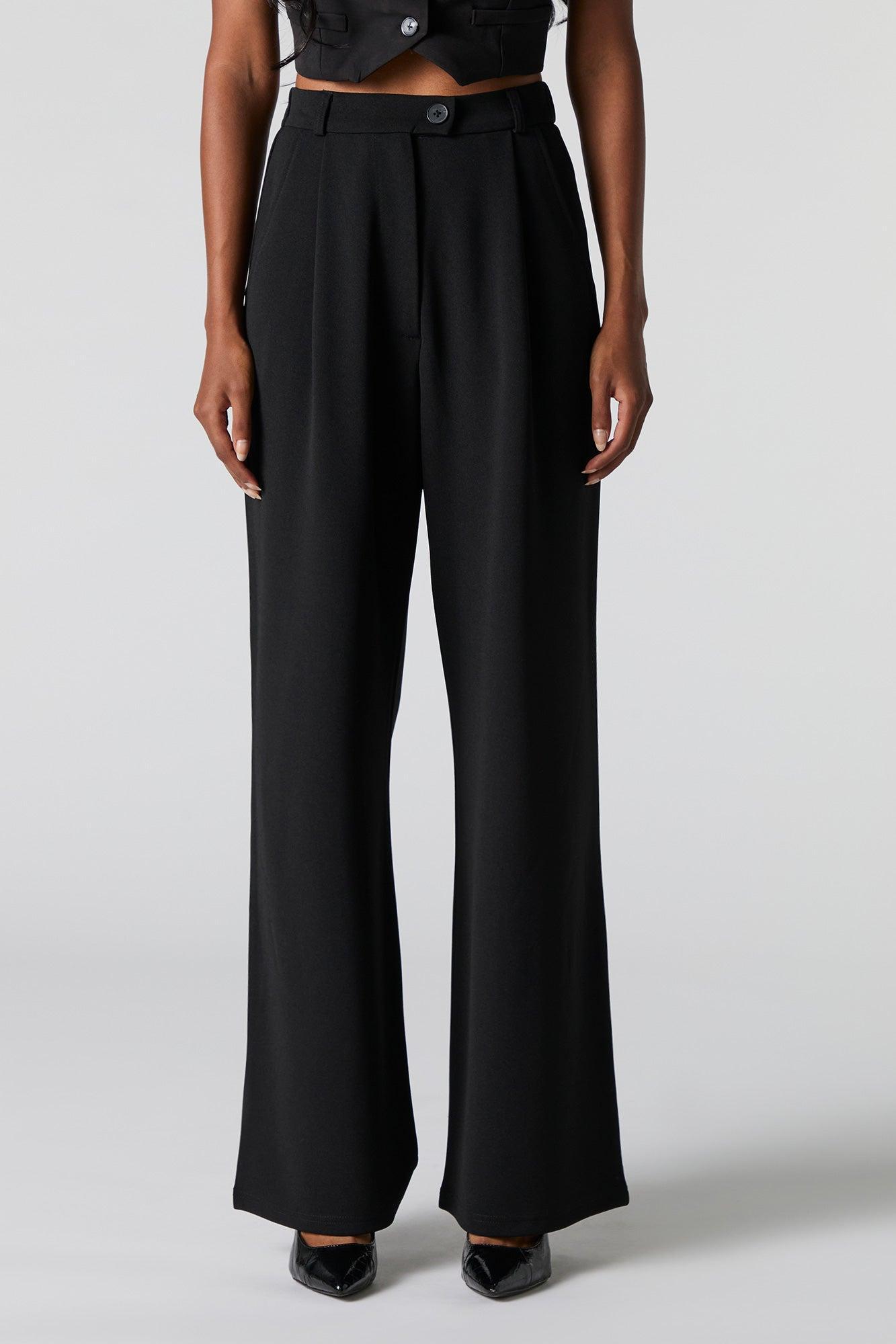 Crepe Straight Leg Dress Pant Female Product Image