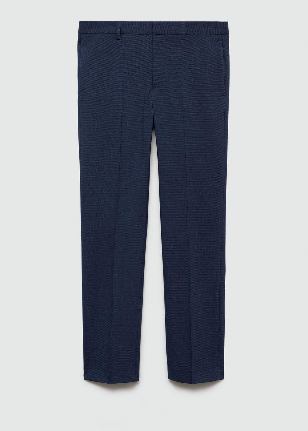 MANGO MAN - Stretch fabric super slim-fit suit pants ink blueMen Product Image