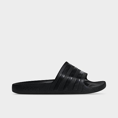 adidas Mens adidas Adilette Aqua Core - Mens Shoes Black/Black Product Image