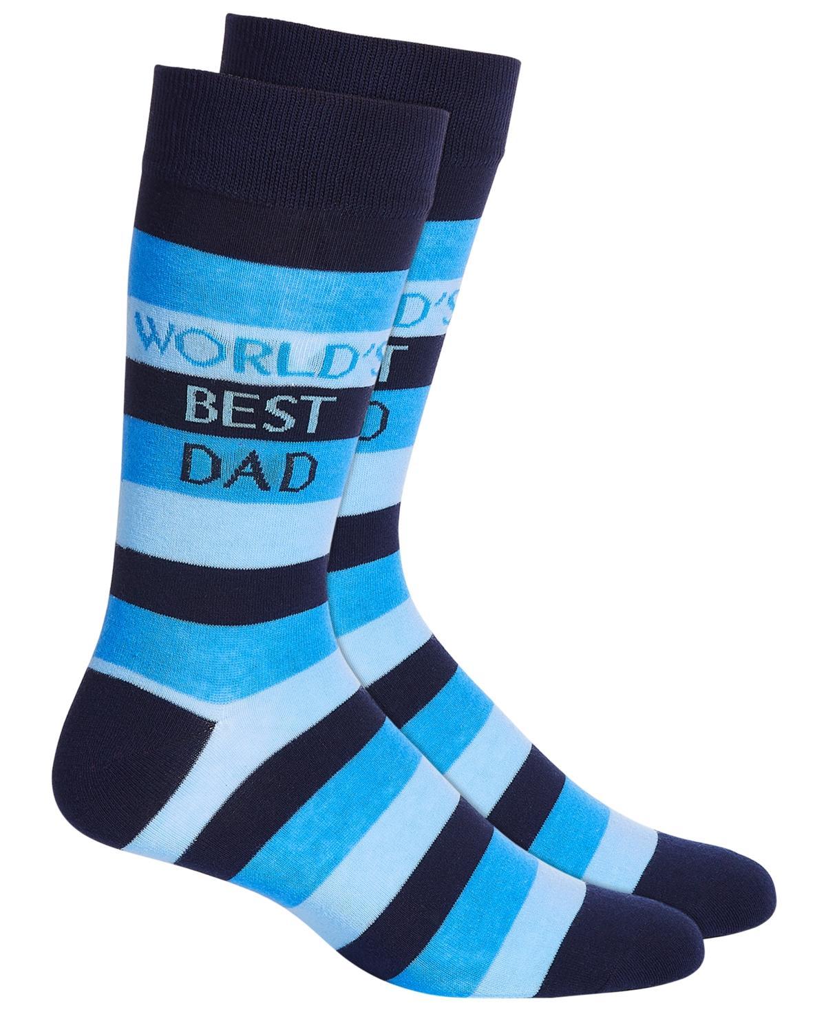 Club Room Mens Worlds Best Dad Crew Socks, Created for Macys Product Image