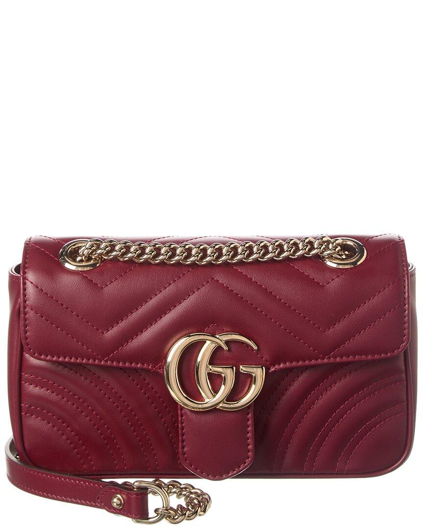 Gg Marmont 2.0 Shoulder Bag In Red Product Image