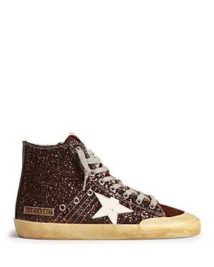 Golden Goose Women's Francy Penstar Glitter High Top Sneakers - 10 US / 40 EU - 10 US / 40 EU - Female Product Image