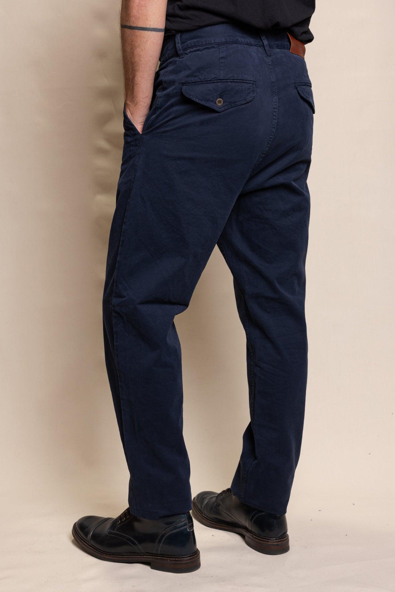 Rowan Tapered Trouser - Navy Male Product Image