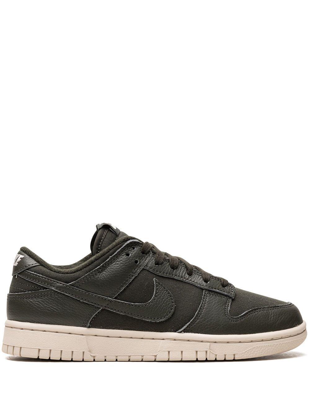 NIKE Dunk Low Retro Premium Sneakers Sequoia In Black Product Image