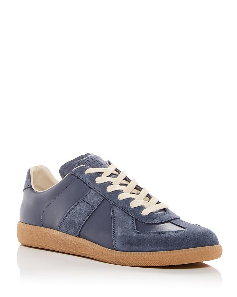 Mens Replica Leather & Suede Sneakers Product Image