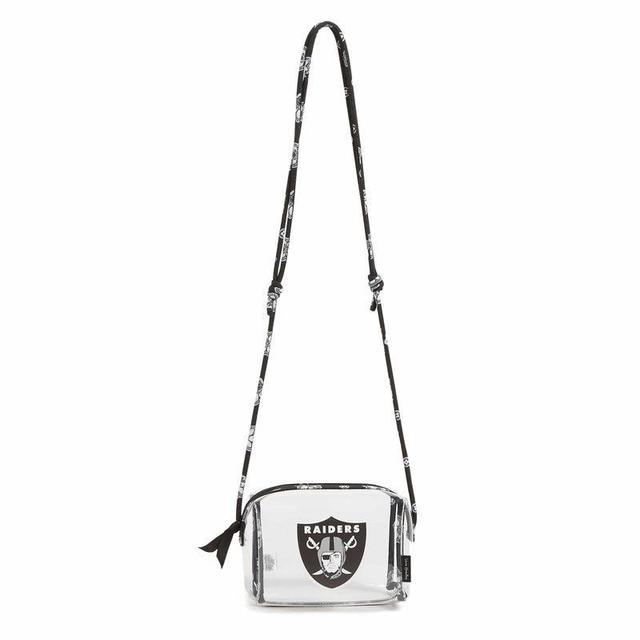 Vera Bradley NFL Clear Crossbody Bags Women in Las Vegas Raiders Bandana Product Image