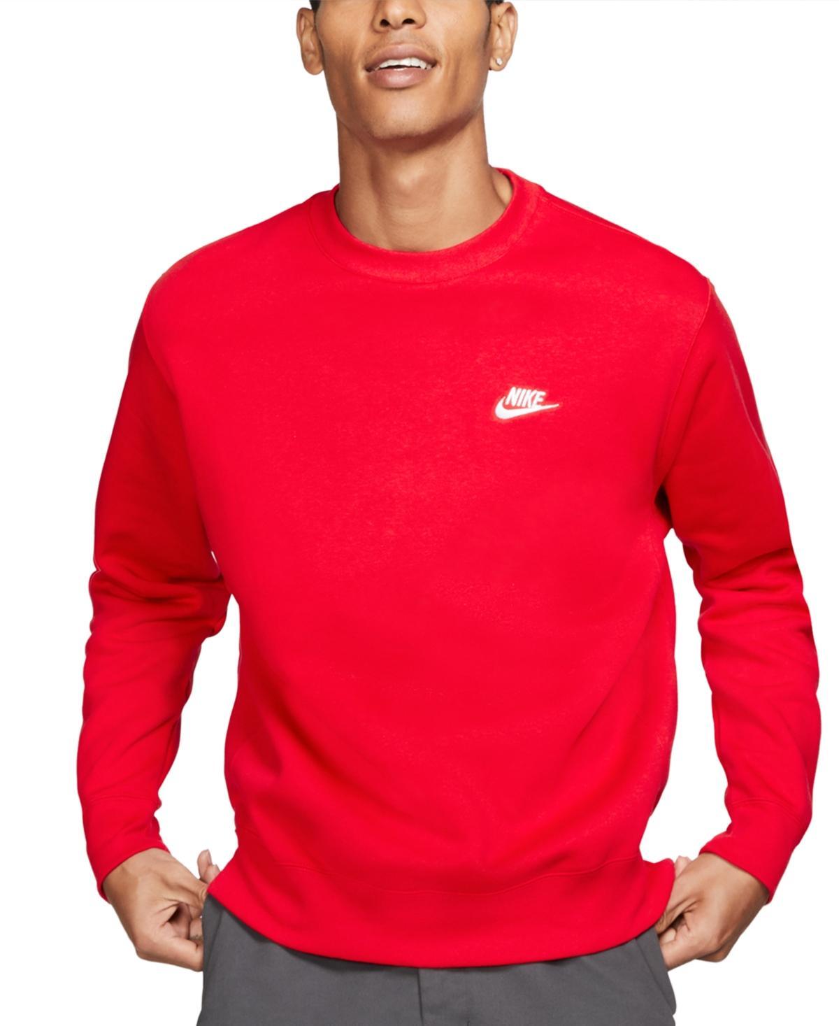 Nike Mens Club Fleece Crew Sweatshirt - Sail Product Image