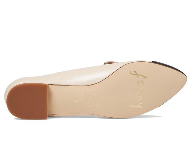 French Sole Indelible (Cream/Black) Women's Flat Shoes Product Image