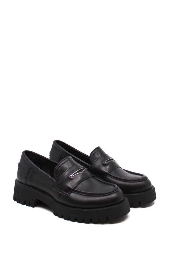 Steve Madden Lawrence Black Leather Product Image