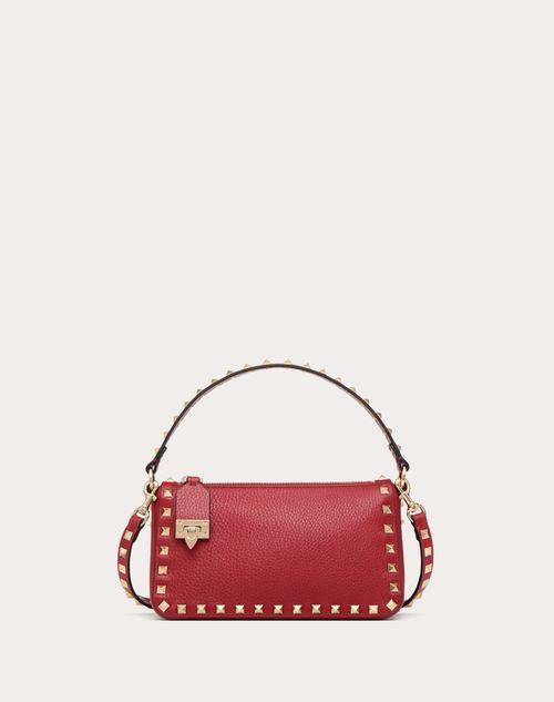 SMALL ROCKSTUD GRAINY CALFSKIN CROSSBODY BAG  Product Image