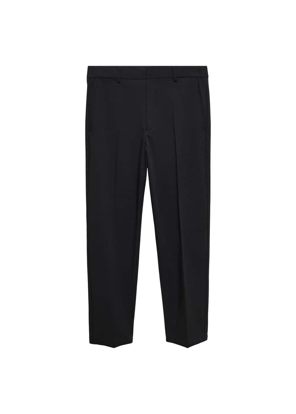 MANGO MAN - Slim fit stretch pants blackMen Product Image