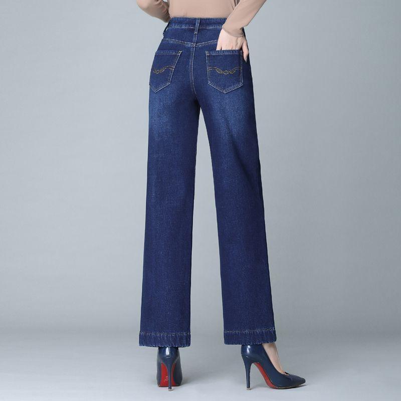 High Rise Straight Leg Crop Jeans Product Image