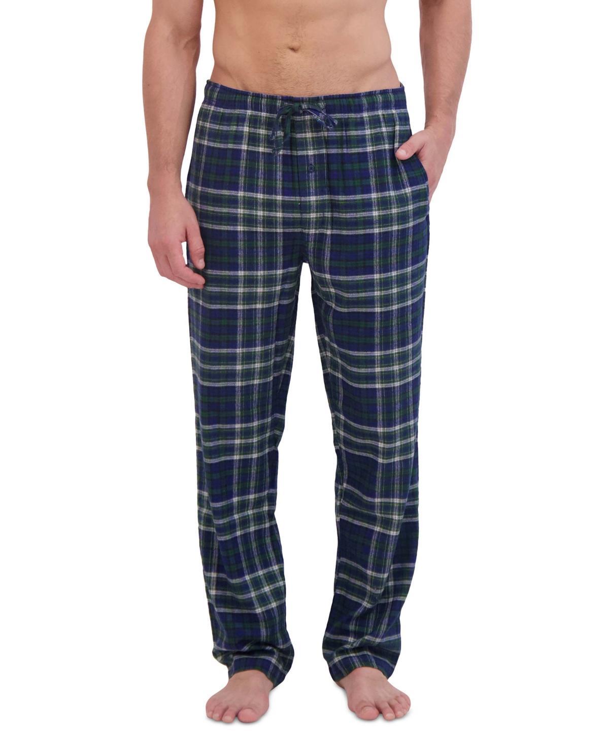 Hanes Mens Ultimate Ultra Soft Plaid Flannel Pajama Pants Product Image