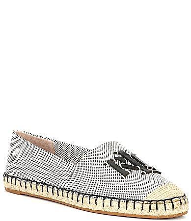 Lauren Ralph Lauren Womens Cameron Iii Logo Slip-On Espadrille Flats - Natural Product Image