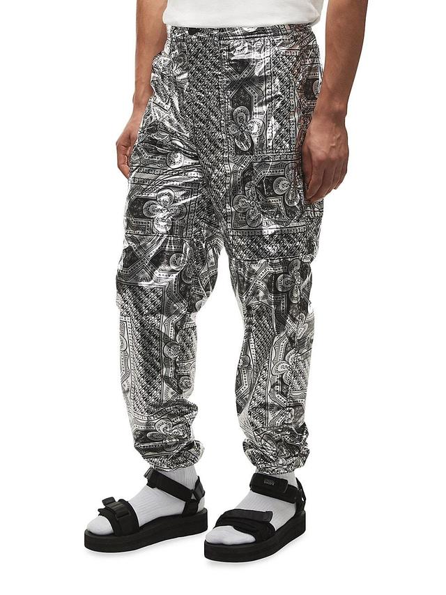 Mens Davenport Bandana-Print Metallic Pants Product Image