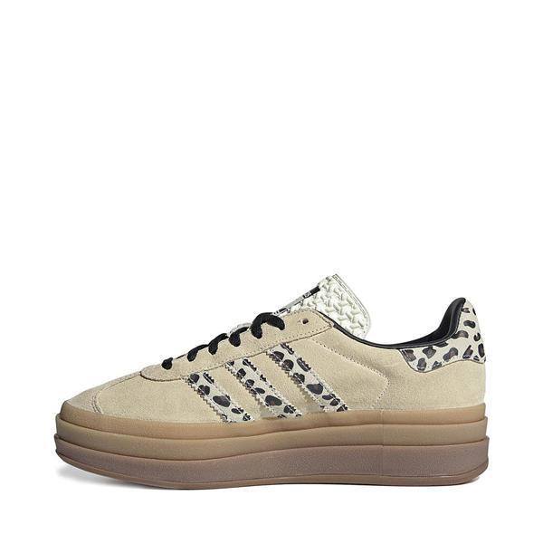 Womens adidas Gazelle Bold Athletic Shoe White / Core Black Product Image