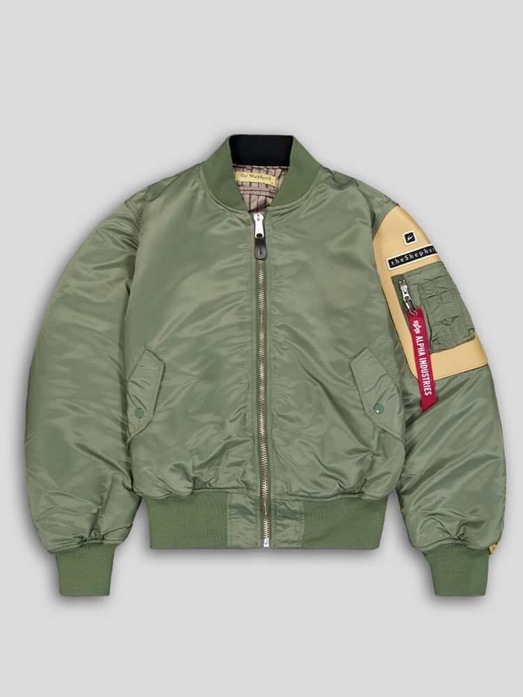 ALPHA X UNDERCOVER THE SHEPHERD MA-1 BOMBER JACKET Product Image