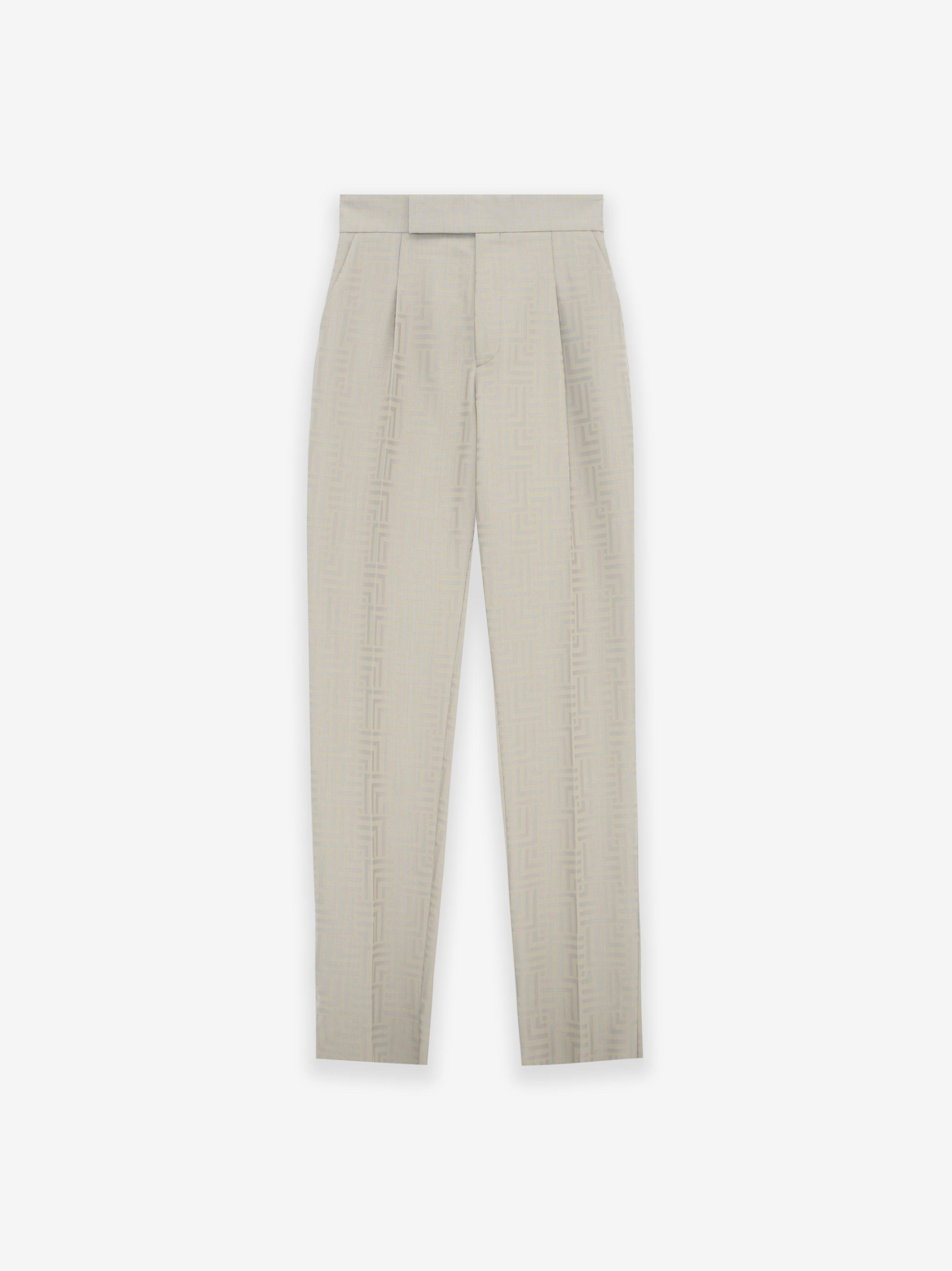 Wool Jacquard Tapered Trouser Male Product Image