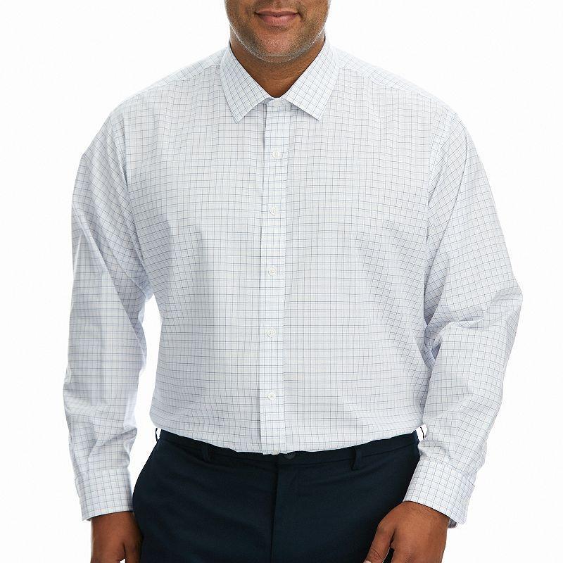 Big & Tall Haggar Premium Comfort Wrinkle Resistant Dress Shirt, Mens Product Image