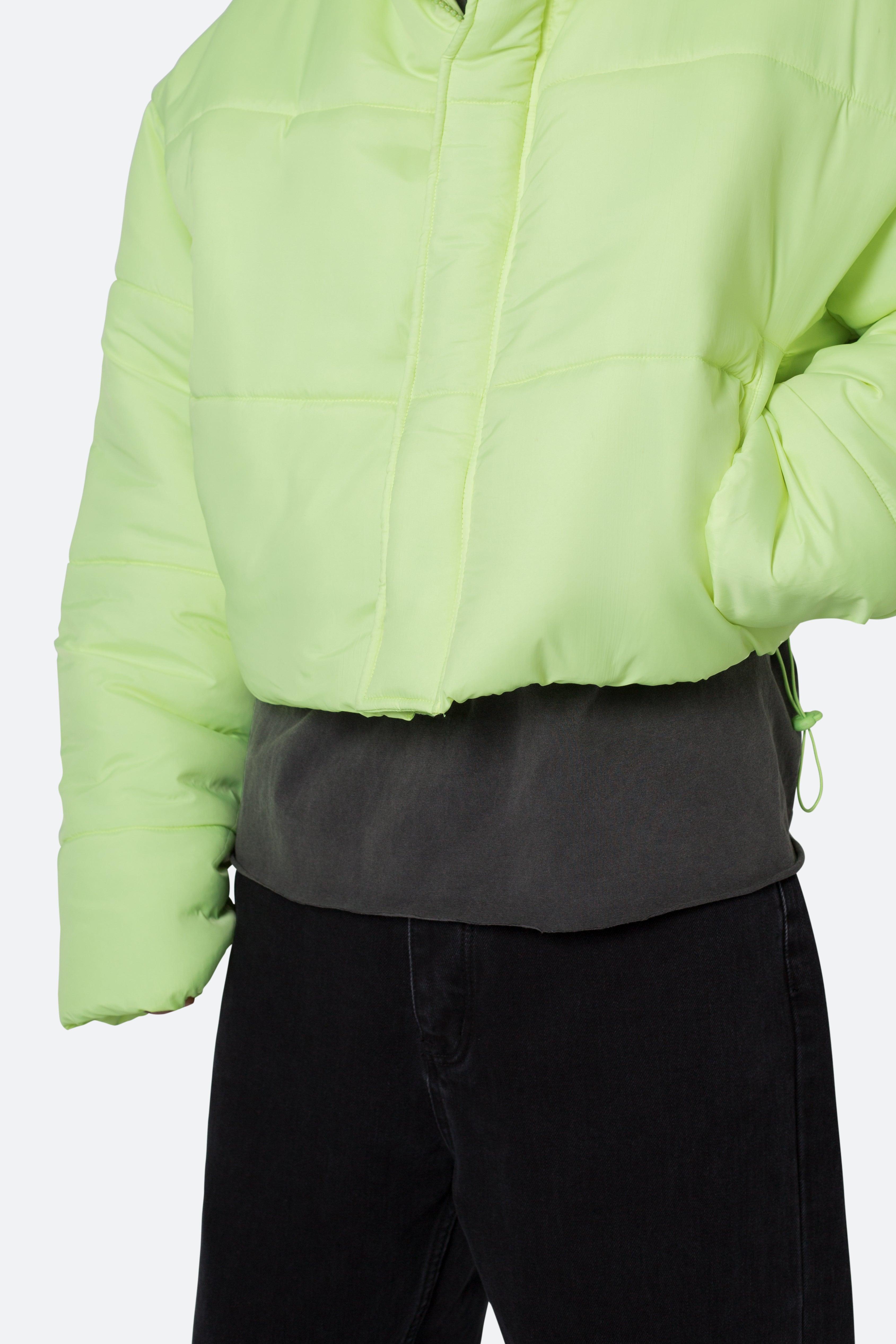 Cropped Puffer II Jacket - Green Product Image