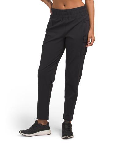 Carbon Peached Cargo Pants for Women | Polyester/Spandex Product Image