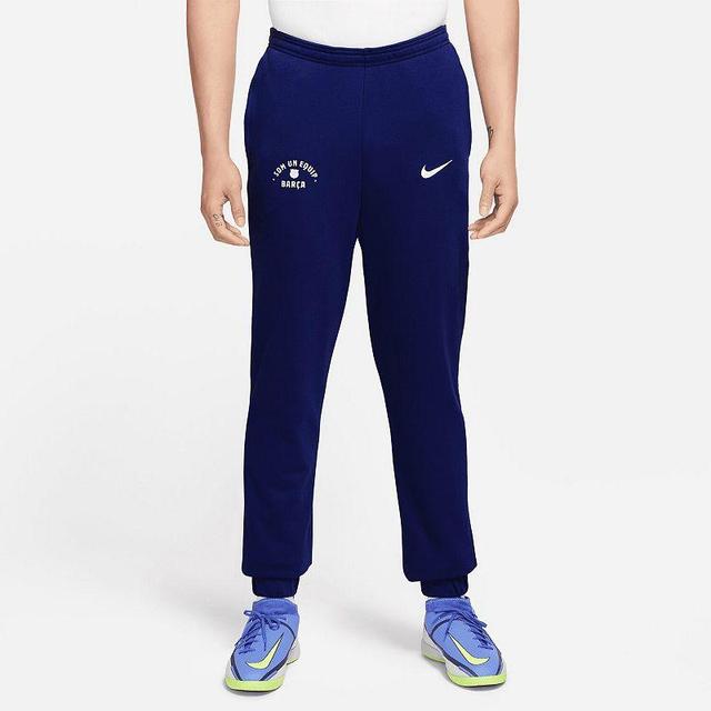 Mens Nike Blue Barcelona Fleece Pants Product Image