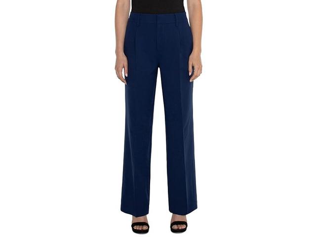 Liverpool Los Angeles Hi-Rise Pleated Trouser Luxe Stretch Suiting 32 (Galaxy) Women's Dress Pants Product Image