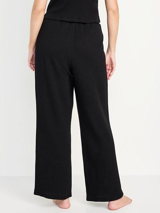 Mid-Rise Waffle Lounge Pant Product Image