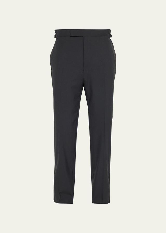 TOM FORD Men's O'Connor Formal Trousers - Size: 54R EU (43R US) - Black Solid Product Image