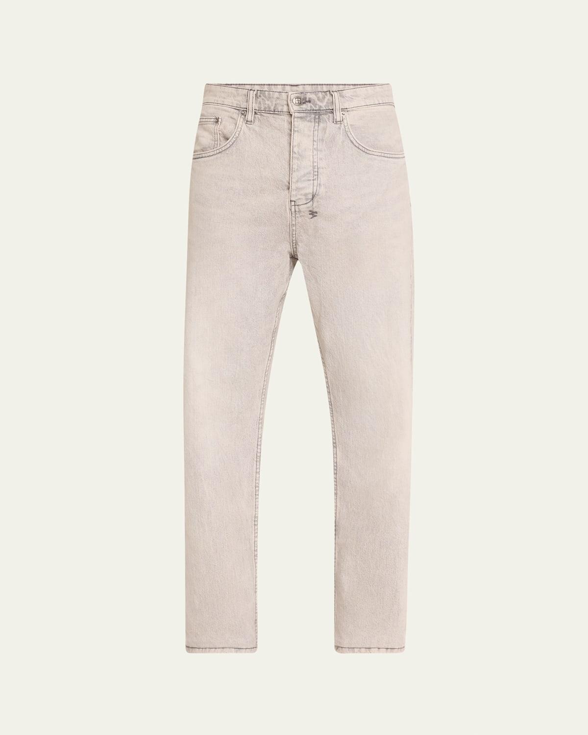 Mens Anti K Pluto Stone Grey-Wash Denim Jeans Product Image