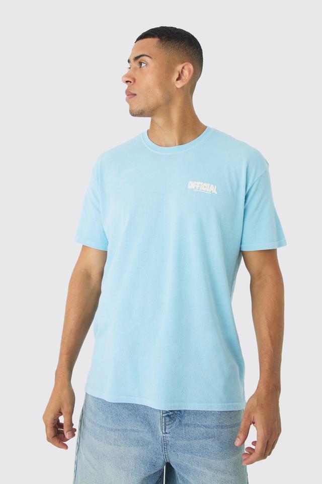 Loose Official Puff Print T-Shirt | boohooMAN USA Product Image