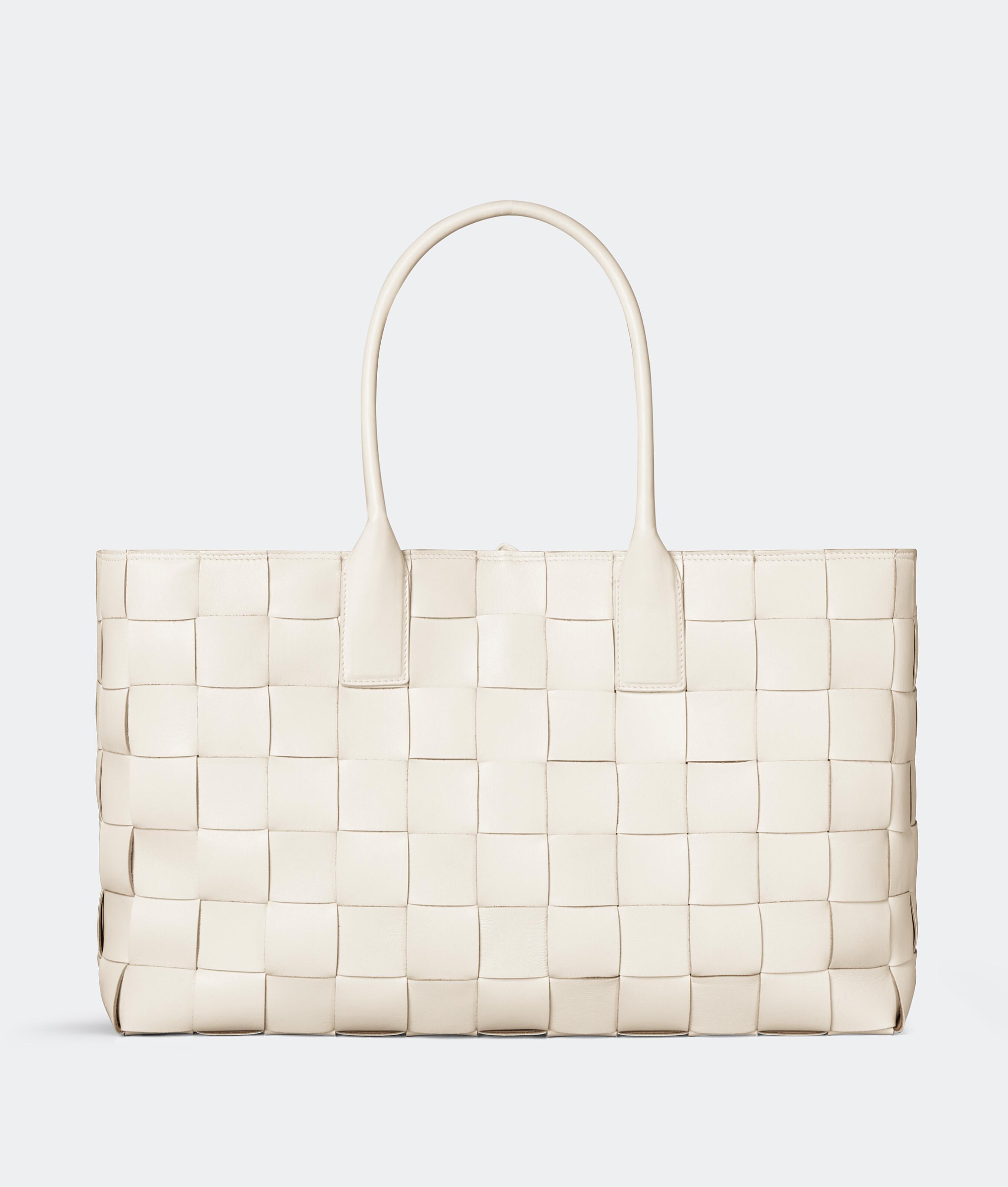 Maxi Intreccio Tote in White Product Image