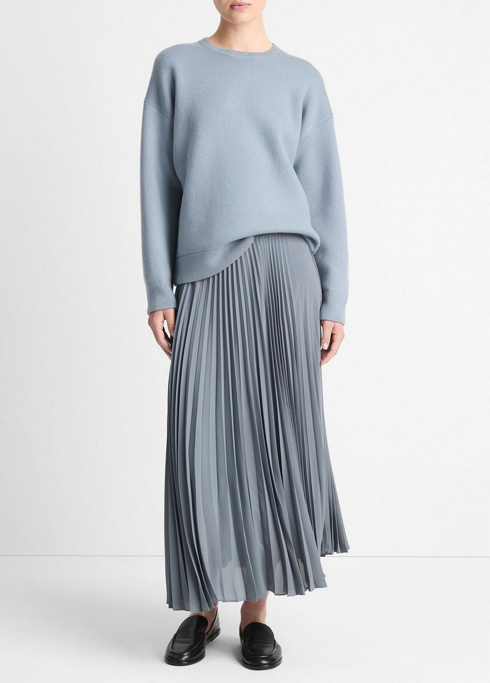 Draped Pleated Skirt Product Image