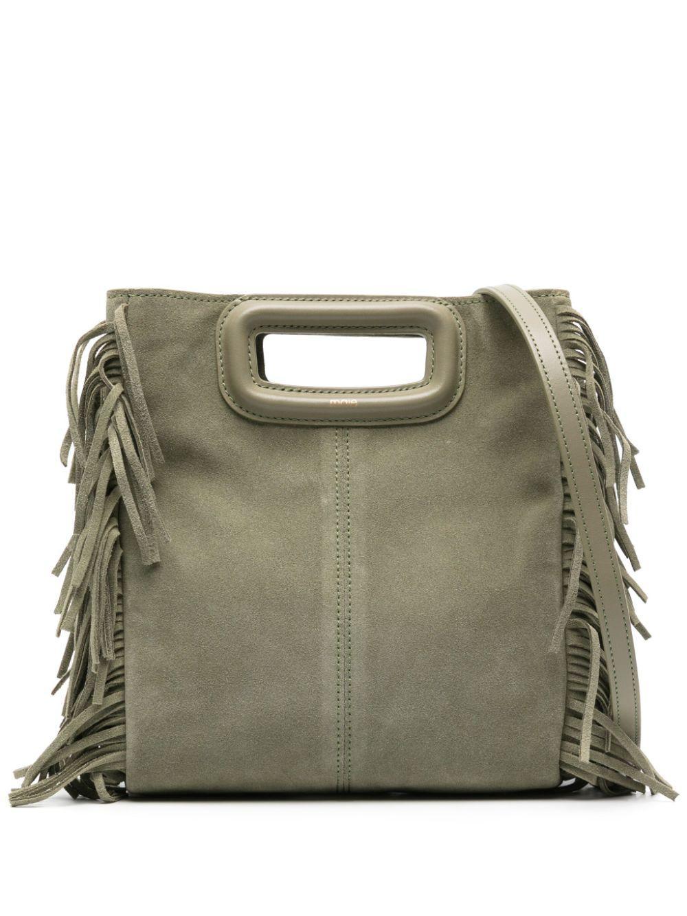 fringed suede crossbody bag product image