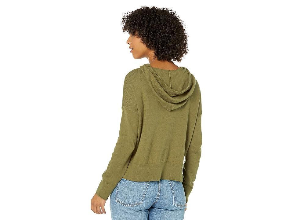 Lucky Brand Cloud Soft Hoodie (Wintermoss) Women's Clothing Product Image