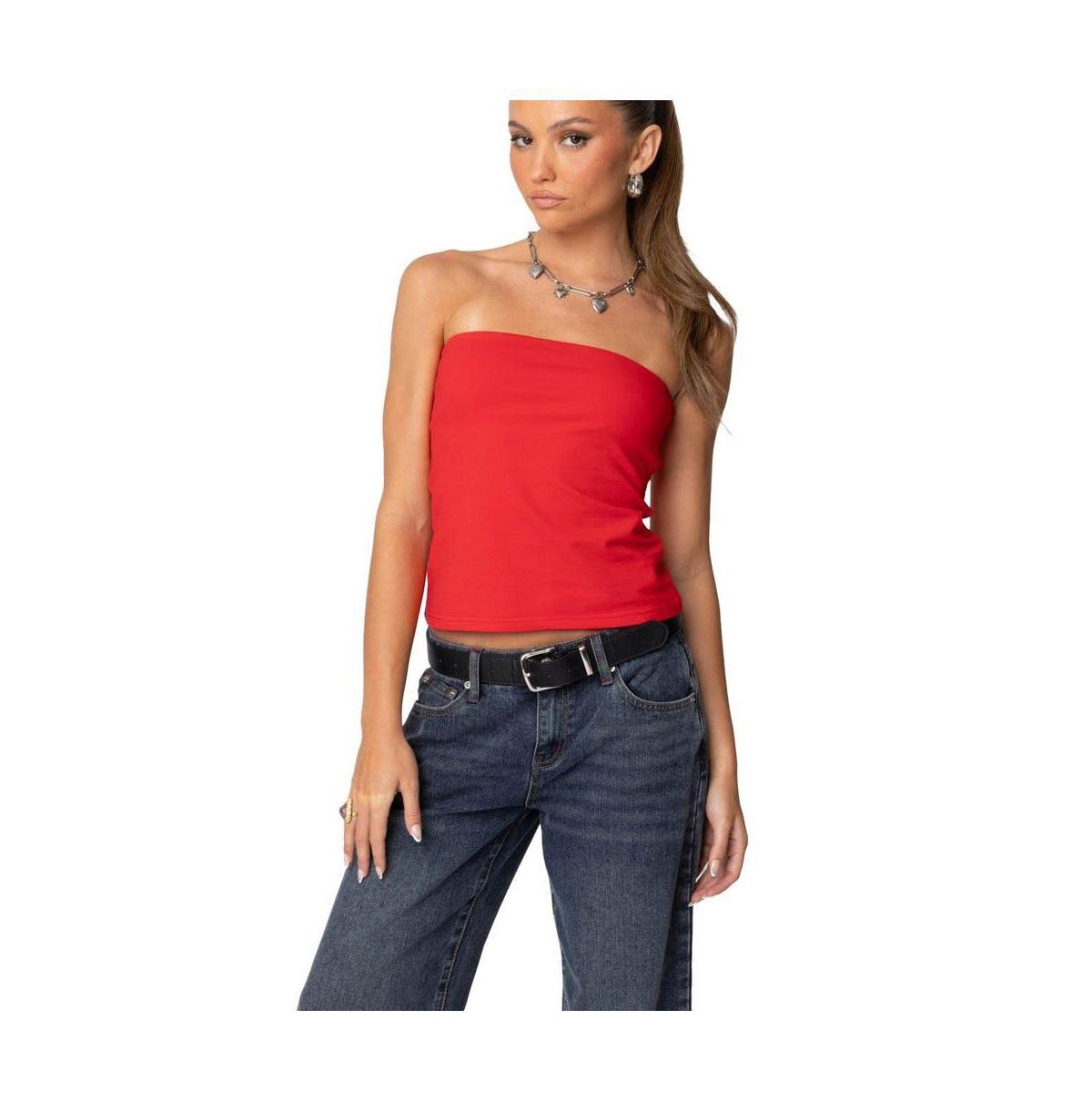 Edikted Womens Built In Bra Tube Top Product Image