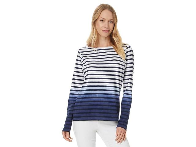 Tommy Bahama Indigo Palms Long Sleeve Tee Women's Clothing Product Image