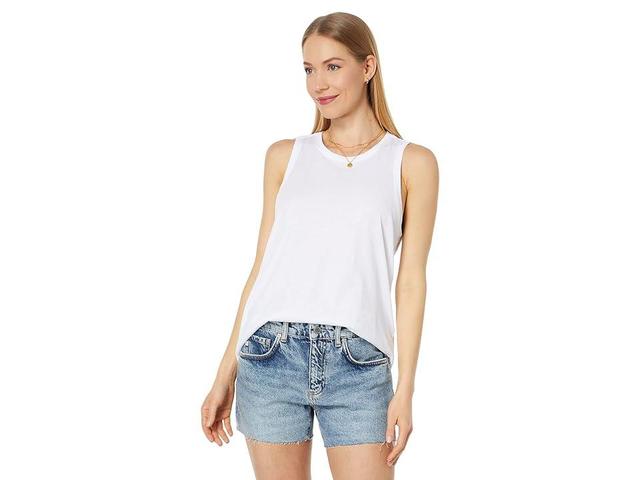 LAmade Mitered Back Muscle Tank Women's Clothing Product Image