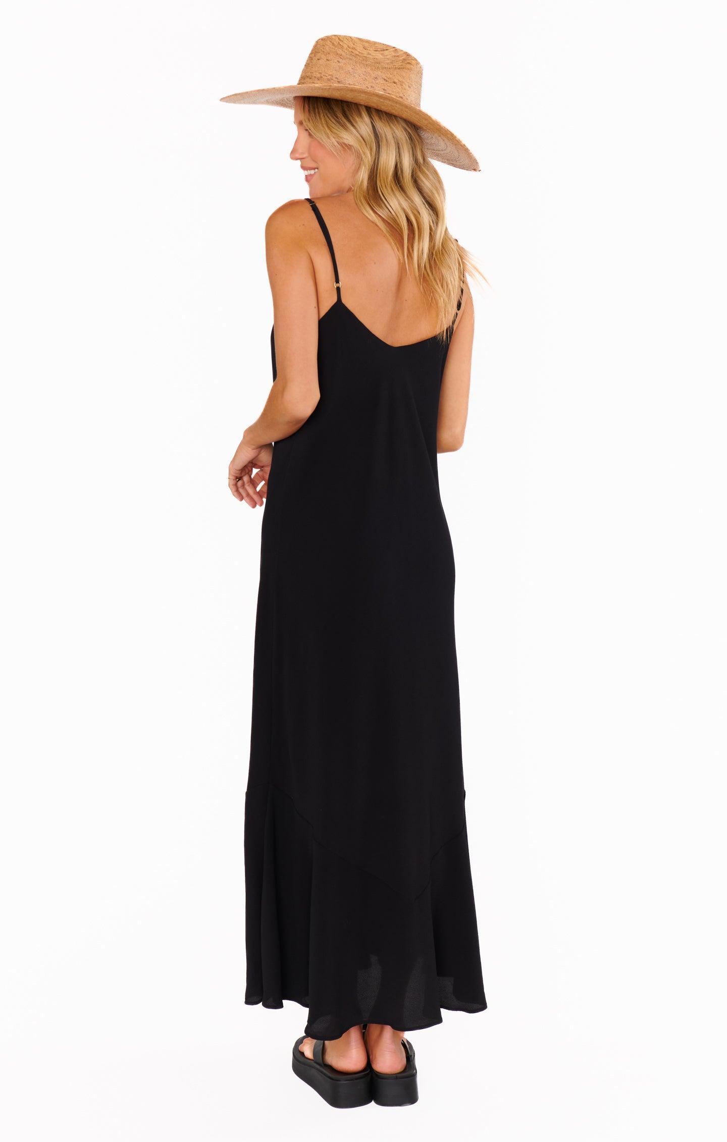 Uptown Slip Dress ~ Black Product Image