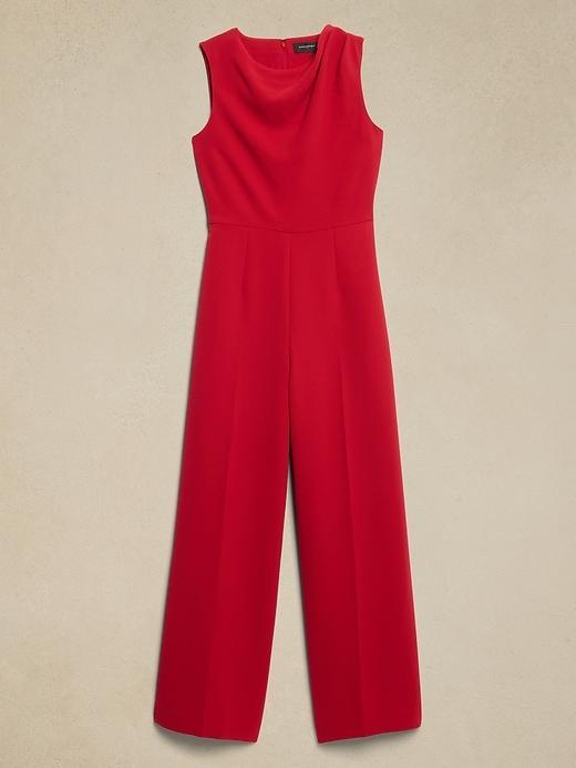 Cowl-Neck Jumpsuit Product Image