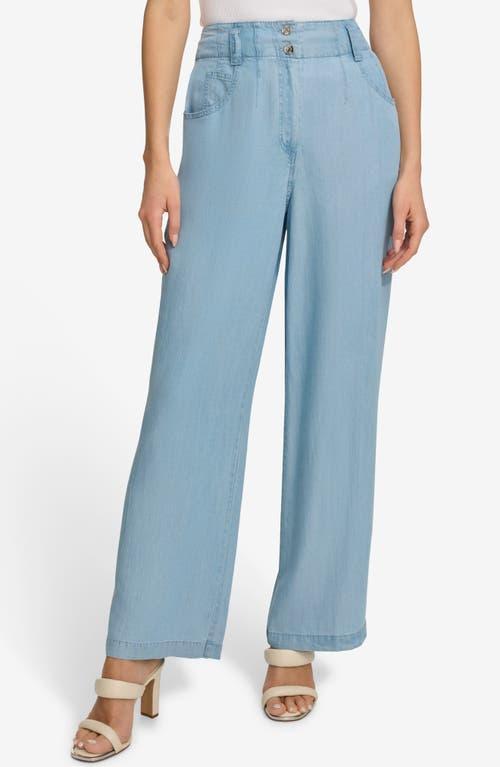 DKNY 5-Pocket Wide Leg Pants Product Image