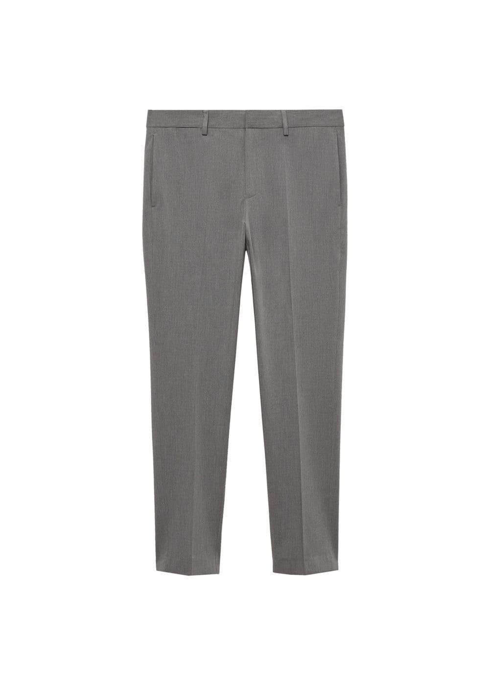 Mango Mens Stretch Fabric Super Slim-Fit Suit Pants Product Image