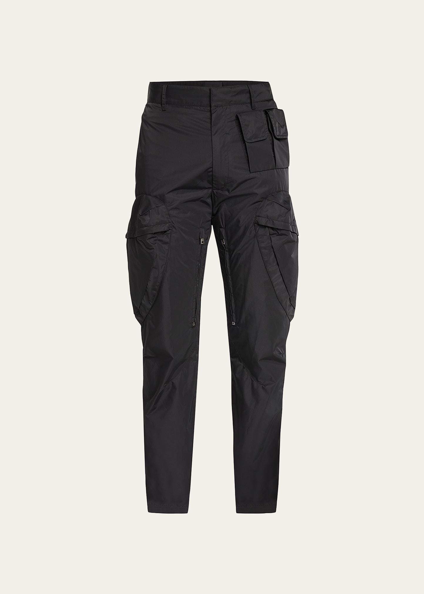 Mens Slim Multi-Pocket Cargo Pants Product Image