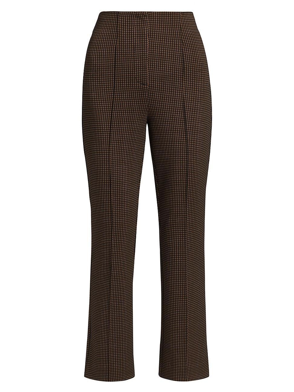 Womens Kean Houndstooth Flare Pants product image